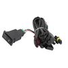 12V 40A Universal LED Light Bar Wiring Harness, Car LED Fog Light On/Off Switch Wiring Harness Relay Kit Fit for Most Vehicle