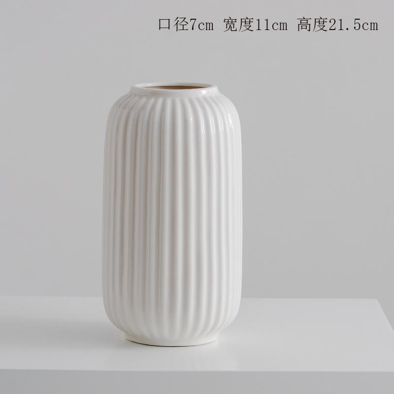 

Скандинавська Ретро Ваза Квіткова Композиція Керамічна Біла Висококласна Гідропонна Троянди Квіти Сухоцвіти Домашній Декор