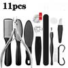 8/9/10/11pcs Pedicure Kit  Professional Pedicure Tools Foot Rasp Peel Callus Dead Skin Remover Feet Care Pedicure Cuticle Nipper