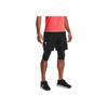 Under Armour Codzienne sportowe spodenki dwa w jednym do biegania slim fit męskie spodenki czarne 1361526-001