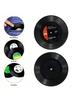 6 adet Retro Vinil Plak Bardak Altlığı Kaymaz Kahve Bardak Altlığı Isıya Dayanıklı Müzik İçecek Kupa Matı Masa Amerikan Servisi Dekor