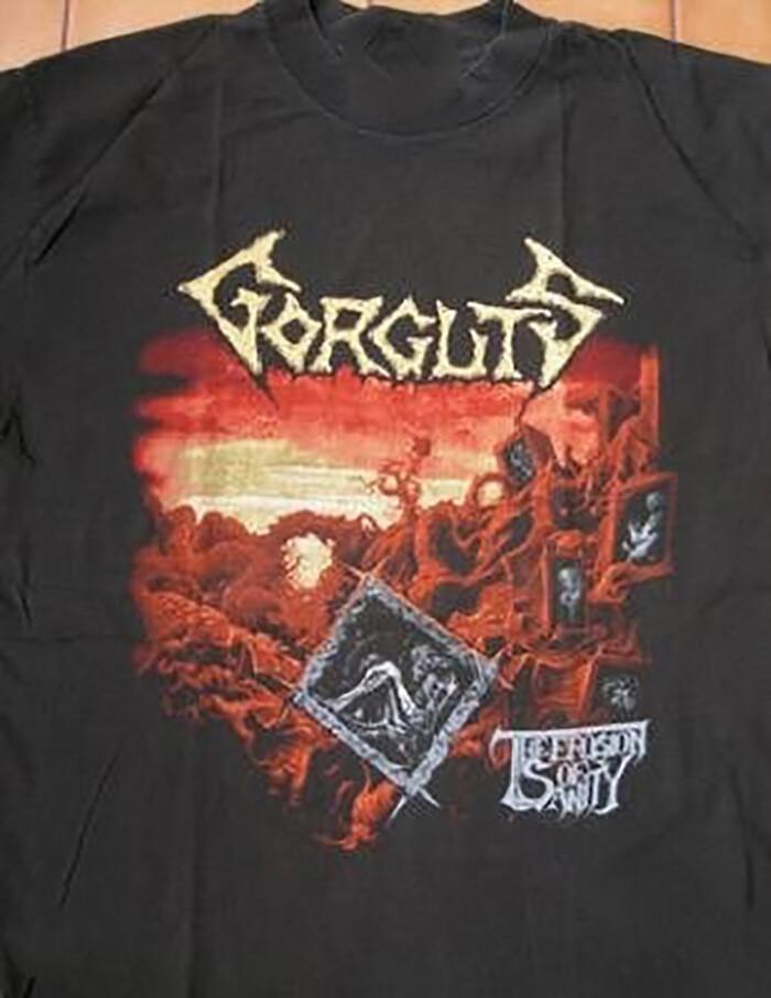 GORGUTS Koszulka vintage tourWszystkie rozmiary Prezent dla fanów E095