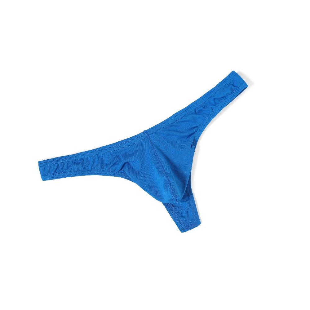 Transparent Ice Silk Thongs Large Size Mesh Underpants Breathable Men's Underwear Men