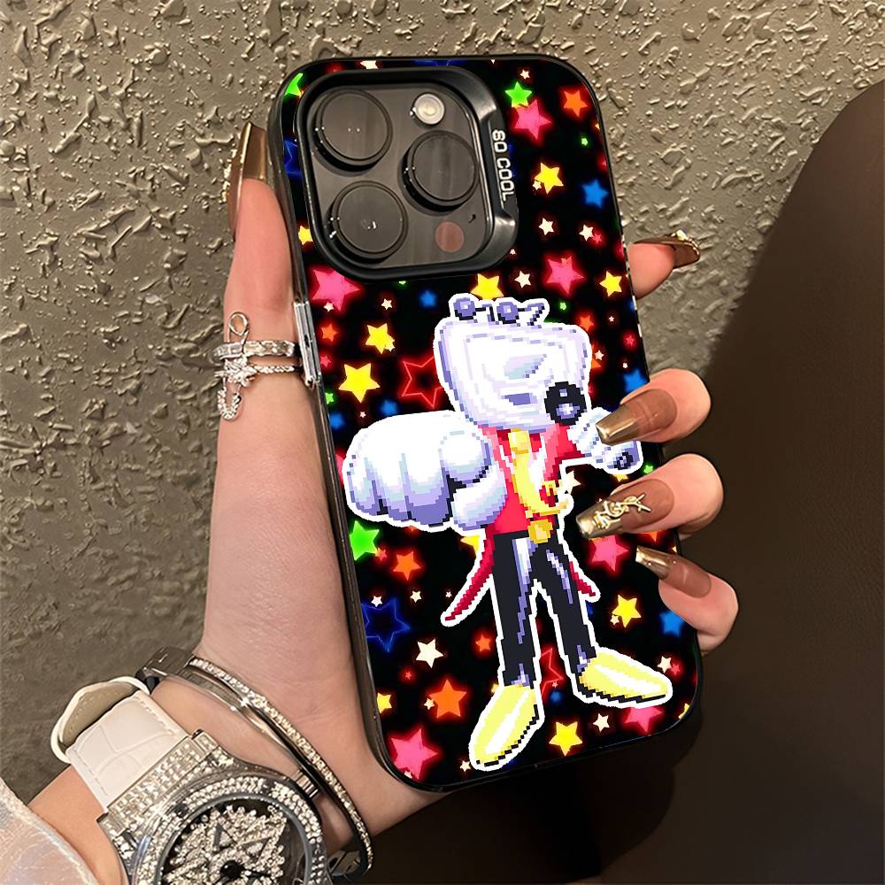 

Tenna D-DeltaruneS Phone Case For iPhone 15,17,11,14,13,16,12,E,Max,Plus,Air,Pro,Mini Black Matte Cover iPhone14Pro