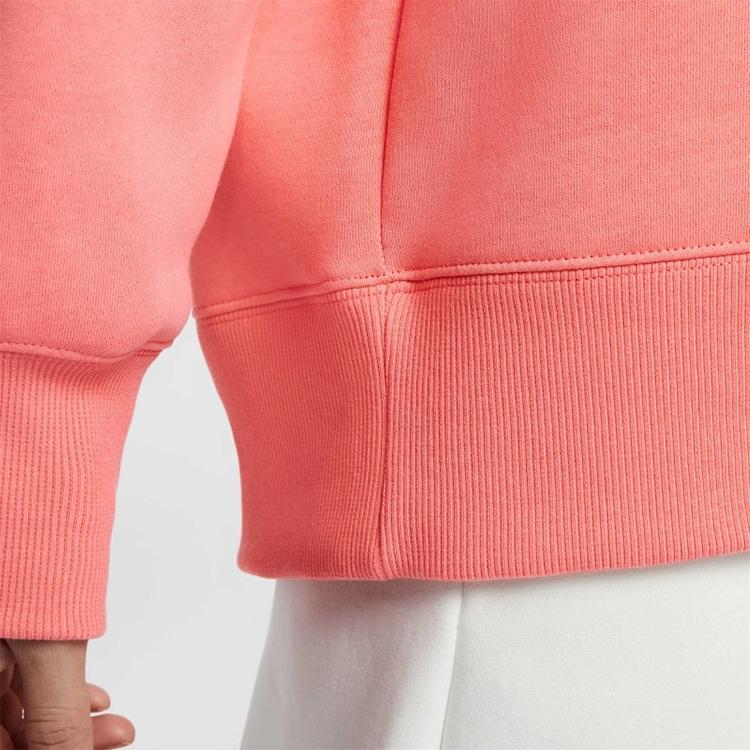 Nike Phnx Flc Os Long Sleeve Crew Sweatshirt Women Sweatshirts Pink FZ4271-814