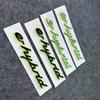 3D ABS Auto Heckklappen Emblem Abzeichen Buchstabe Logo Grüner Aufkleber für Cayenne S Macan Panamera e-Hybrid 4 Turbo Zubehör