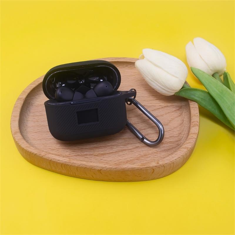 Compatible for TOZO T20 Shockproof Headphone Sleeve Impact-resistant Housing Anti-dust Washable Silicone Cover Soft Case