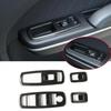 Carbon Fiber Window Lift Trim Switch Panel Cover Trims for Dodge Charger 2016+