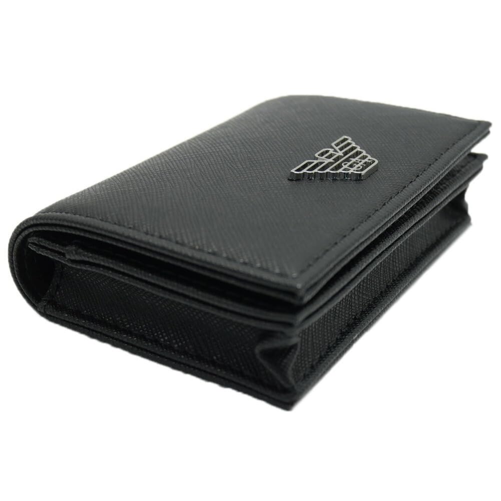 Emporio Armani Card Business Card Y4R576 Black Men's Case, Holder, Y138E, [Used]