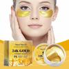 Premium West Month 24k Gold Eye Mask Patches For Nourishing Hydration And Firming Fine Lines