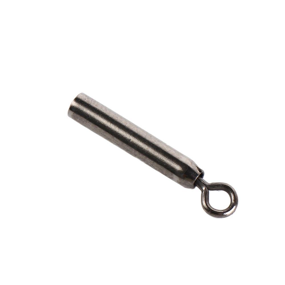 10pcs 360 Degree Straight Floats Connector Stainless Steel Fishing Line Fixed Tube  Fishing Race