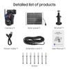 6MP HD Solar-Powered Dual Screen Waterproof Surveillance Camera with 20x Optical Zoom