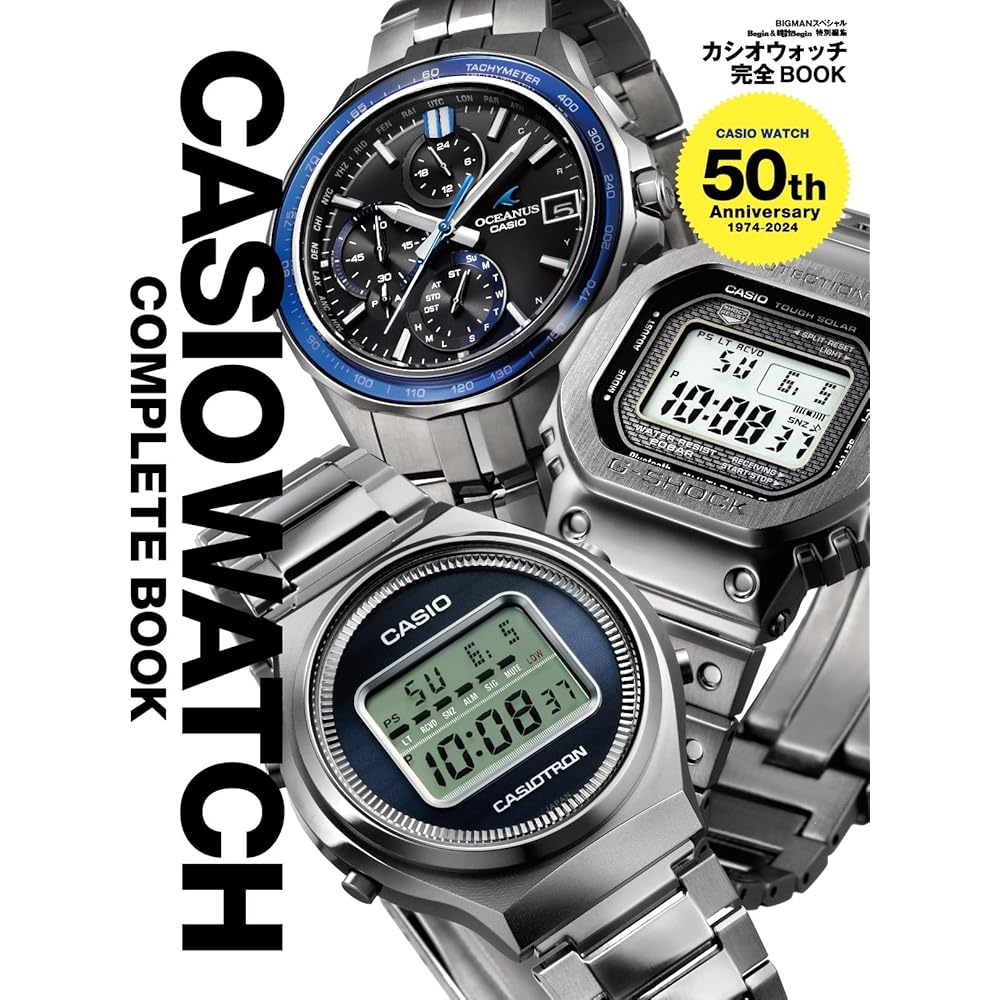 Casio Watch Complete BOOK CASIO WATCH 50th Anniversary 1974-2024 Begin & Watch Begin Special Edit...