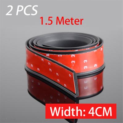 59''*1.57'' Car Wheel Eyebrow Extension Protector Arch Extenders Black Universal