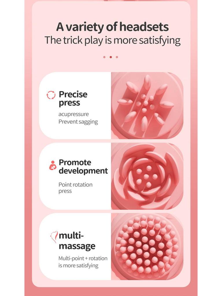 Kabelloser Brustwarzenmassage-Rotationsstimulator - Erwachsenenspielzeug für Frauen