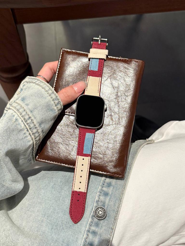 Superior Leather loop band For Apple Watch women 44mm 40 45 41 49 42 38 Series 11 10 9 8 SE 7 6 5 4 3 Strap