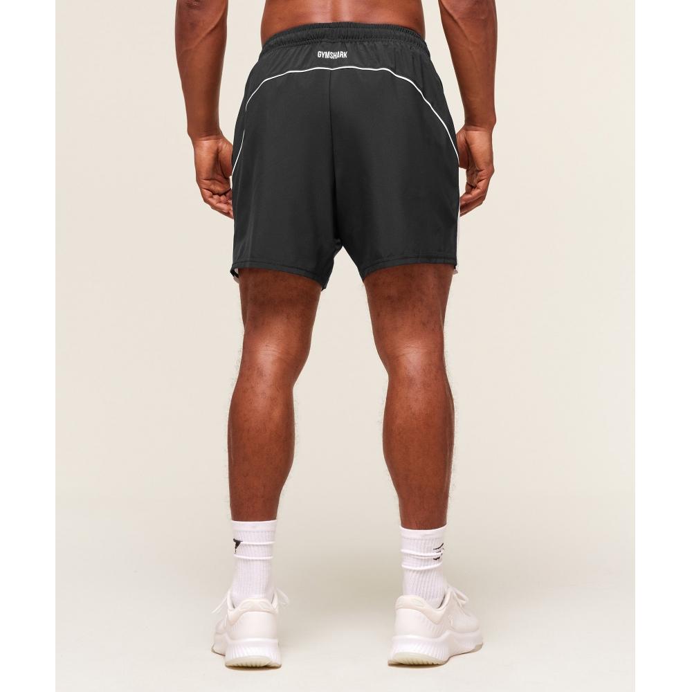 Gymshark Arrival Block 6  Shorts Black A3b9y Bb2j