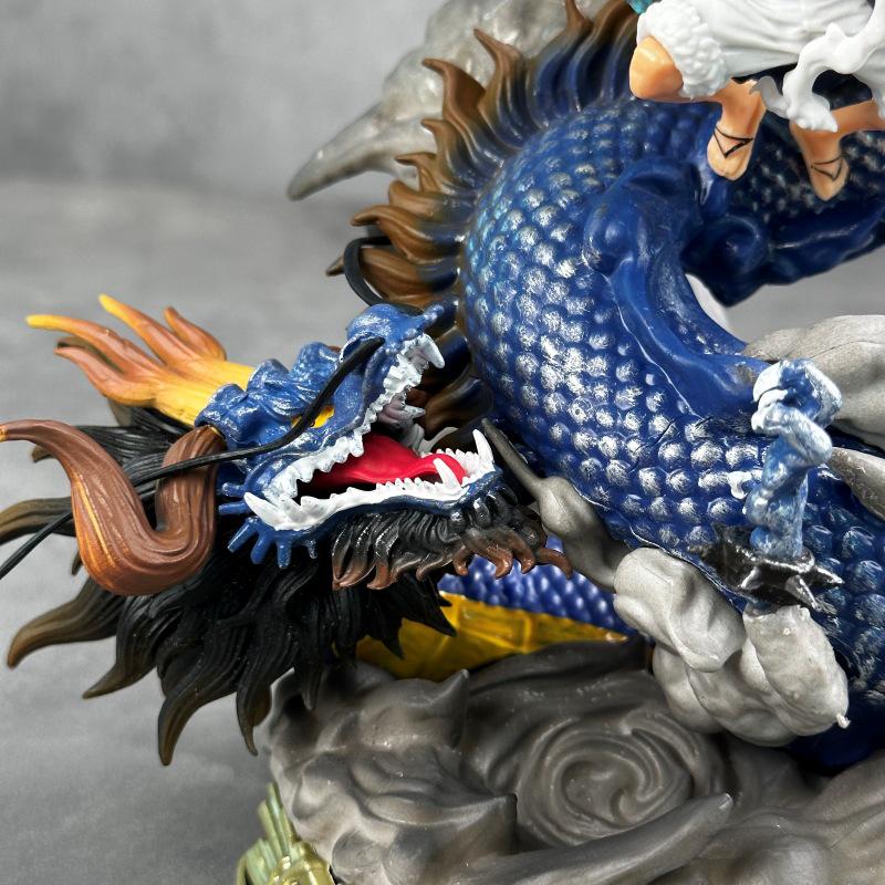 One Piece Nika Luffy vs Kaido Lightning Figure - Small Size