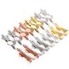 10pcs 12mm Iron Hairpin Hair Clips Metal Pointed Hairclip With Tray Hairpin Base Setting Cabochon Cameo For DIY Hair Accessories