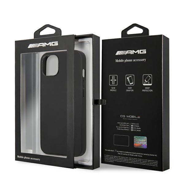 Etui do iPhone 14 Plus AMG Skórzane Czarny