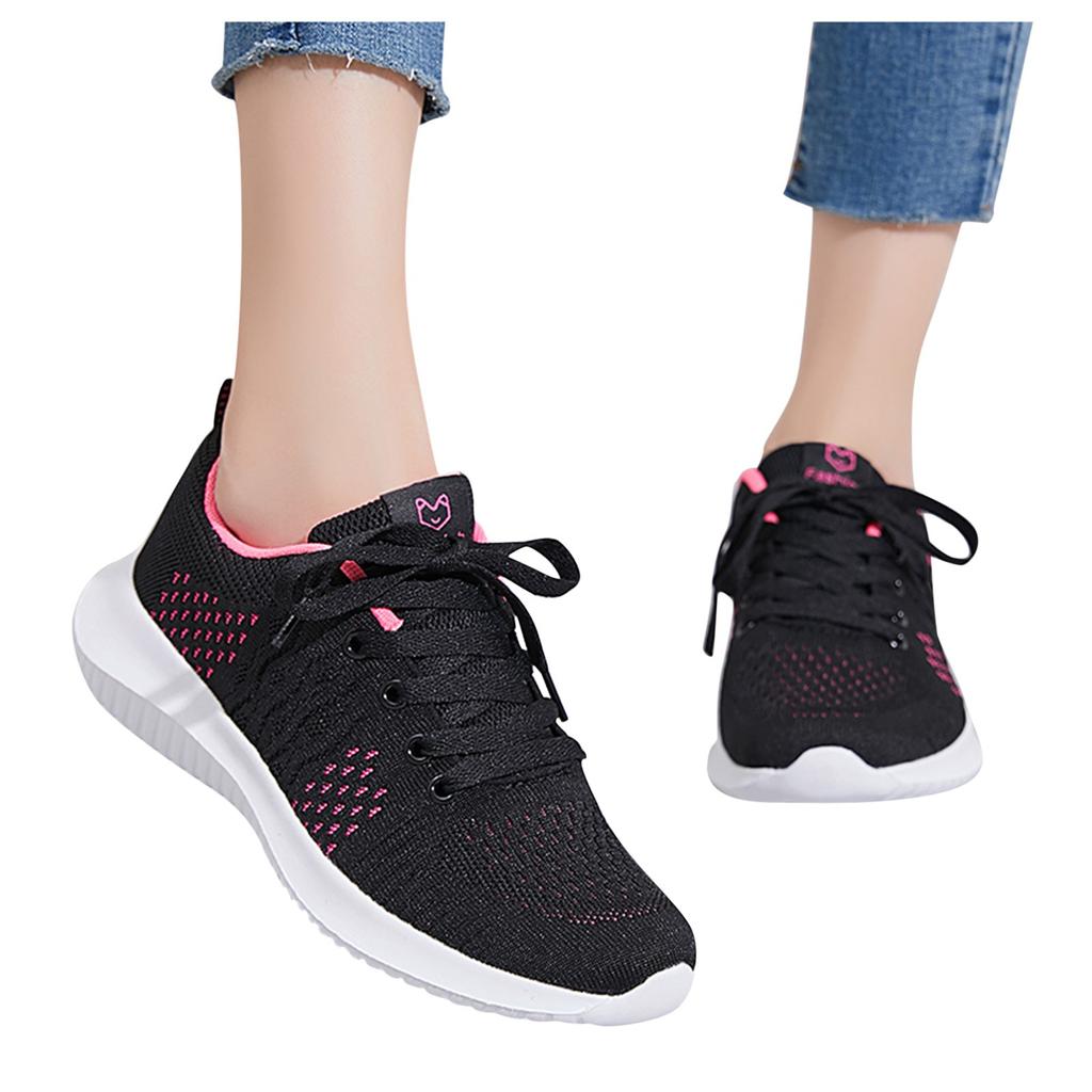 Dámské outdoorové síťované šněrovací sportovní boty Běžecké prodyšné boty