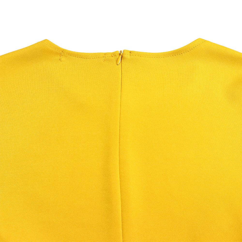 Plus Size Spring and Autumn Women's Dress Long Sleeve Elegant Temperament Round Neck Swing Dress with Belt