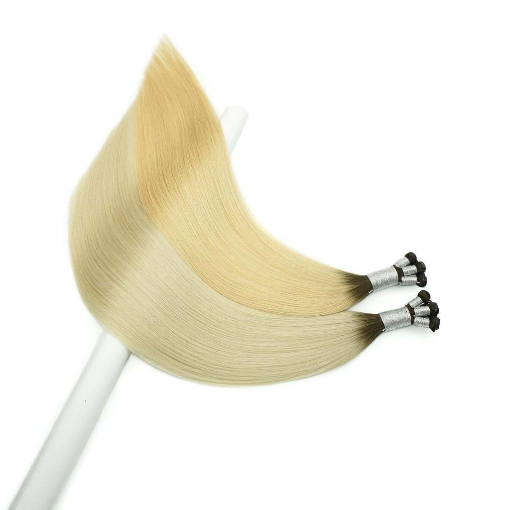Ready to Ship Genius Remy Russian Hair Extensions Cuticle Aligned No Tangle Machine Double Weft Soft Comfortable Hair