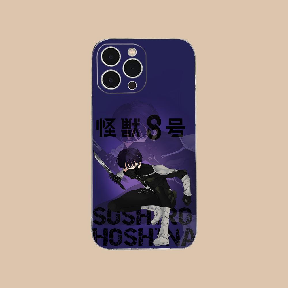 Kaiju No.8 Hoshina Soshiro Phone Case for iPhone 17 16 15 14 13 12 11 X XR XS Air Pro Max Plus Mini Clear Colorful Cover Luxury