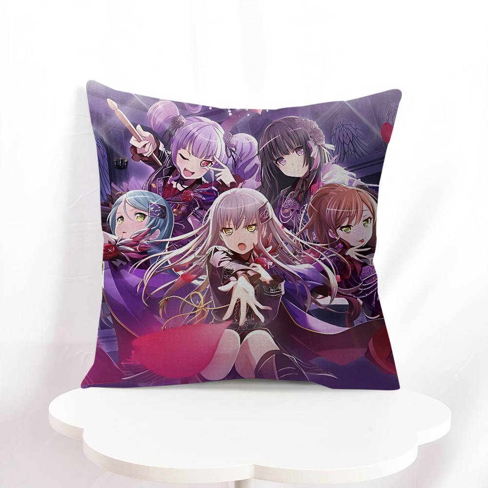 R-Roselia Аниме Декоративная Эстетика Комнаты Наволочка Домашний Декор Спальня Диван Кровать Чехол для Подушки 45x45 16x16Inch