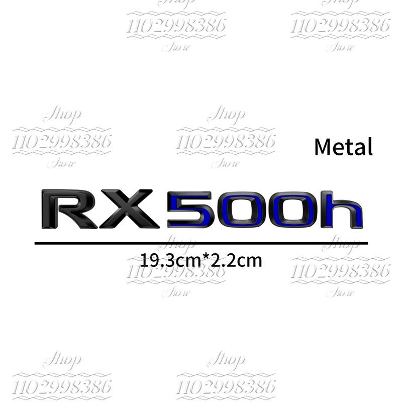 Vhodné pro RX300, RX350, RX500h, RX450h, RX270, RX200t Lexus zadní znak dekorativní kovové samolepky s písmeny