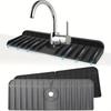 Silicone Faucet Sink Draining Mat Splashproof Waterproof Kitchen Bathroom Washbasin Base Protector Durable NonSlip Heat Resistant
