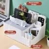 Multifunctional Desktop Tissue Storage Box with Remote Control Organizer Living Room, Dining Table & Coffee Table Storage Box