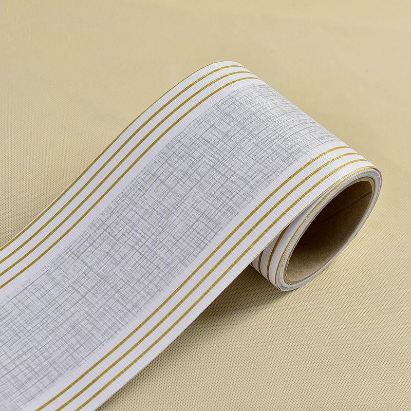 Samolepící vodotěsná lišta PVC Nálepka na zeď Koupelna Vlnovod Vlnovod Podlahový kámen Dveře Pozadí Nástěnný rám Nálepka na parapet