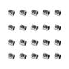 60 Pcs Spacer Beads Vintage Silver 12 Zodiac Large Hole Beads Hand Made DIY Bracelet Jewelry Making Spacer Beads