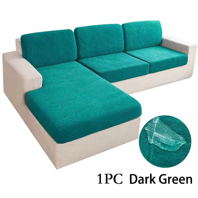 1Pcwaterproof Jacquard Sofa Cover, High Elasticity, All Season Universal Sofa Cushion Cover, Anti Slip,  Sofa Dust  Cover