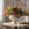 Retro Iron Art Dried Flower Vase Photography Studio Old Decoration Ornament French Romantic Trophy Shaped Craft