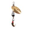 Rotating Spinner Spoon Fishing Lure Artificial Metal Sequins Bait 5.5Cm/2.7G Single Hook Wobblers Bass Trout Perch Pesca