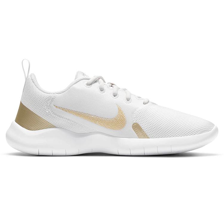 Nike Flex Experience Run 10 Bianco Oro Metallico Stella Donna CI9964-010