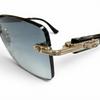 Tolle CHROME HEARTS Sonnenbrille DEEP II schwarz Herren Gebraucht