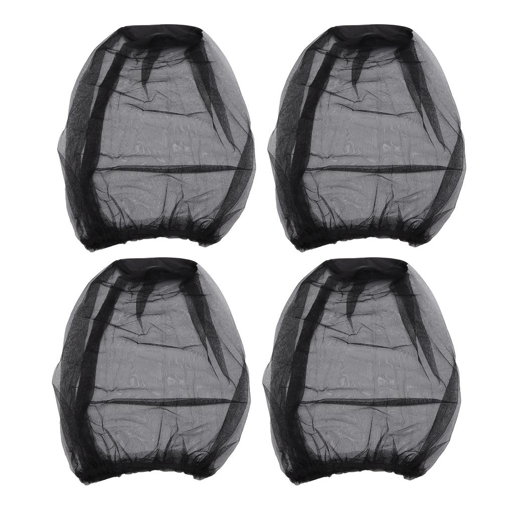 4pcs Mosquito Net Fine Holes Prevents Insects Mosquito Head Net Mesh for Camping Hiking Ourdoor