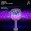 USB Rechargeable Electric Bug Zapper UV Light Mosquito Killer Lamp Mini Insect Racket  Summer