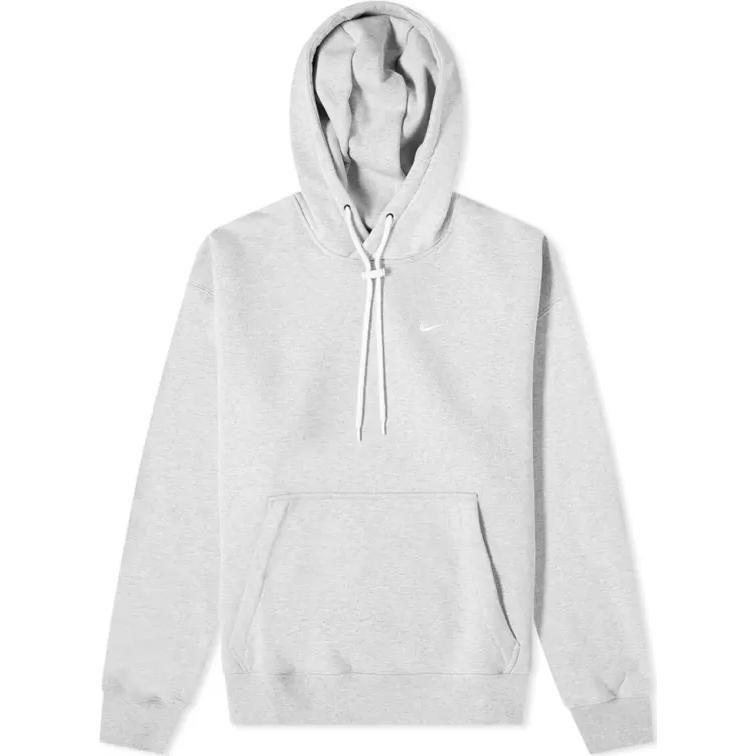 Men s Nike Fleece Drawstring Gray Pullover CD6393-050 M