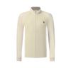 FILA Tennis Minimalist Classic Sports Tennis Style Casual Comfortable Versatile Knitted Jacket Men jackets Apricot A11M613511FBG