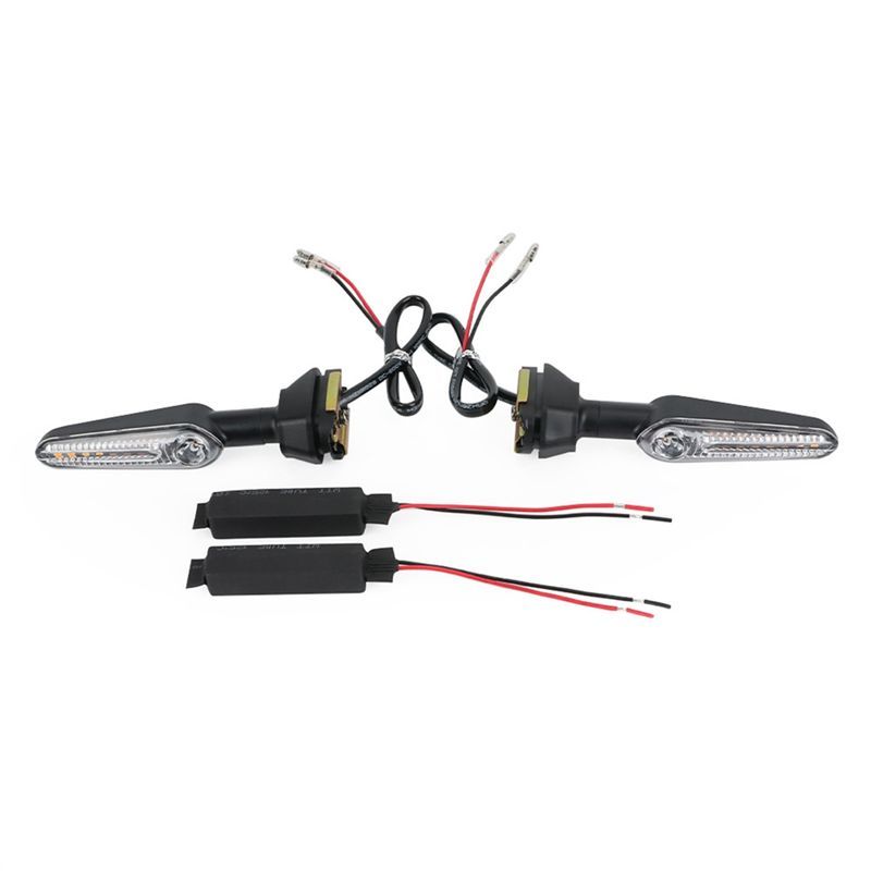 Authentic Motorcycle LED Turn Signal Flowing Flash Light Turn Signal Light For Kawasaki Ninja 400 Z400 2018-2024