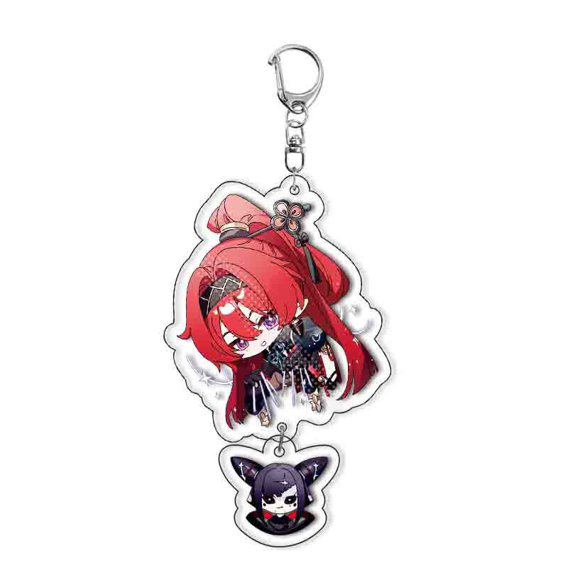 

Игра Бушующие волны Q Версия Брелок Цзяньсинь Цзиянь Анькэ Акриловый брелок Милый кулон Шавейро Брелок для женщин мужчин Подарок