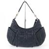 Great ANYA HINDMARCH  Handbag Neeson Hobo Bag Leather Dark gray leather Women Used