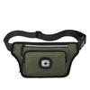 Crossbody bag with light Multifunctional lighting Breast bag Outdoor leisure cycling Sports large-capacity sports fanny pack