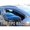 J&J AUTOMOTIVE | Heko Air Deflectors Wind Deflectors For Fiat Tipo from 2016 / Tipo Cross from 2021