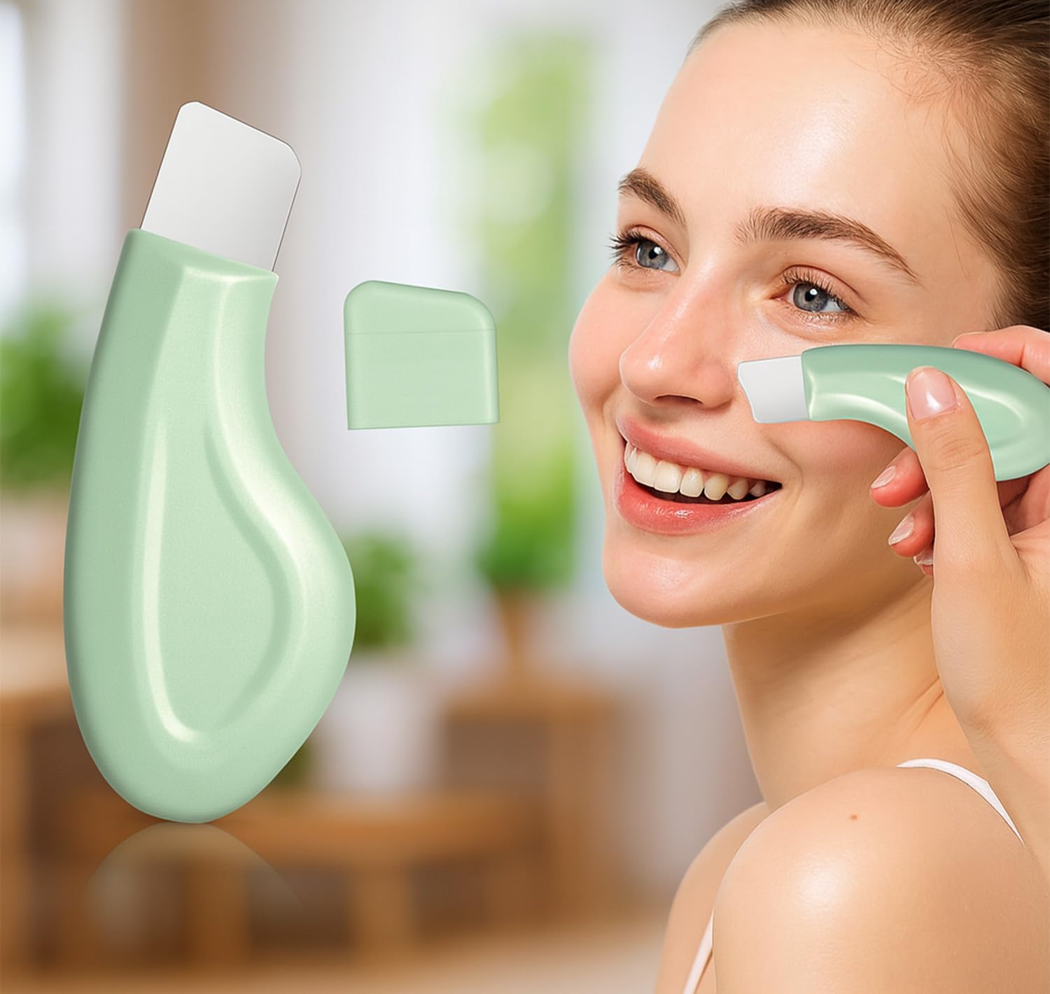 

PANCA Инструмент для удаления черных точек | Силиконовая щетка для лица и скребок для глубокой очистки лица | Средство для удаления черных и белых точек с носа для мужчин и женщин | Поры C