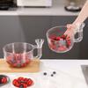 Plastic Berries Washer Fast Draining Vegetable Rinser Container Fruit Spinner  Picnics